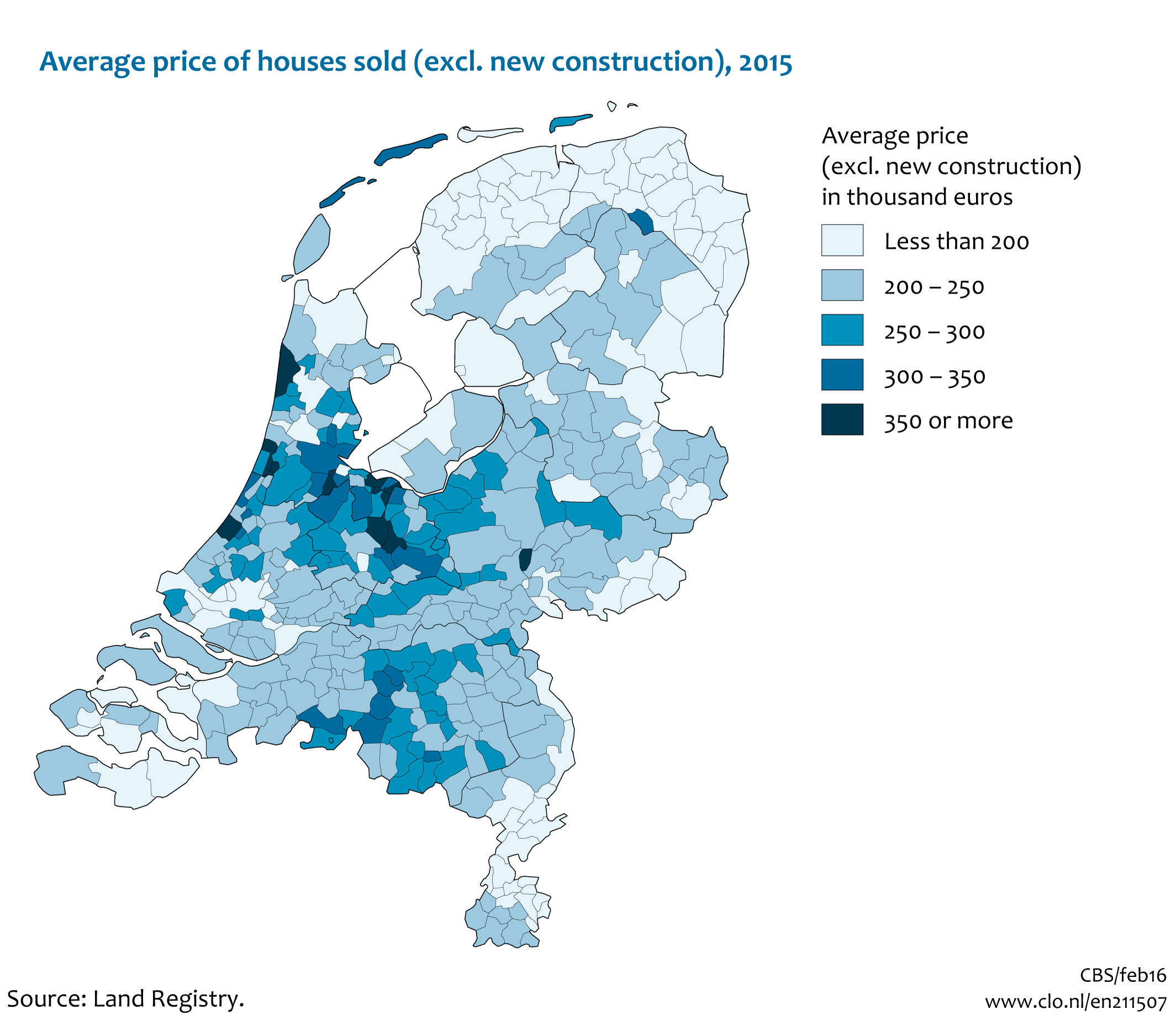 Image  Average price of houses sold (excl. new construction), 2015. The image is further explained in the text.